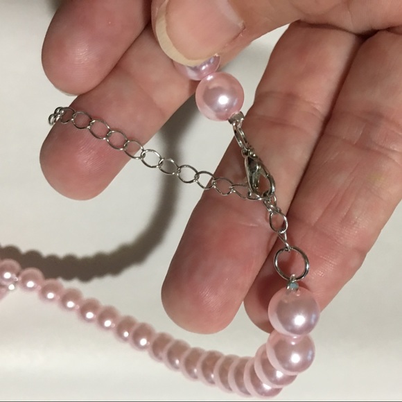 Pink pearl necklace - Picture 3 of 3